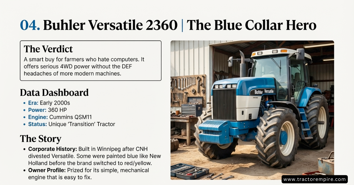 Big farm tractors - Buhler Versatile 2360