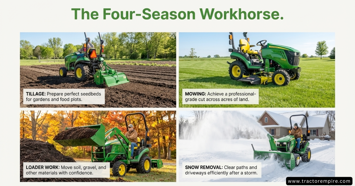 John Deere 1025R specs