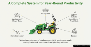 John Deere 1025R specs