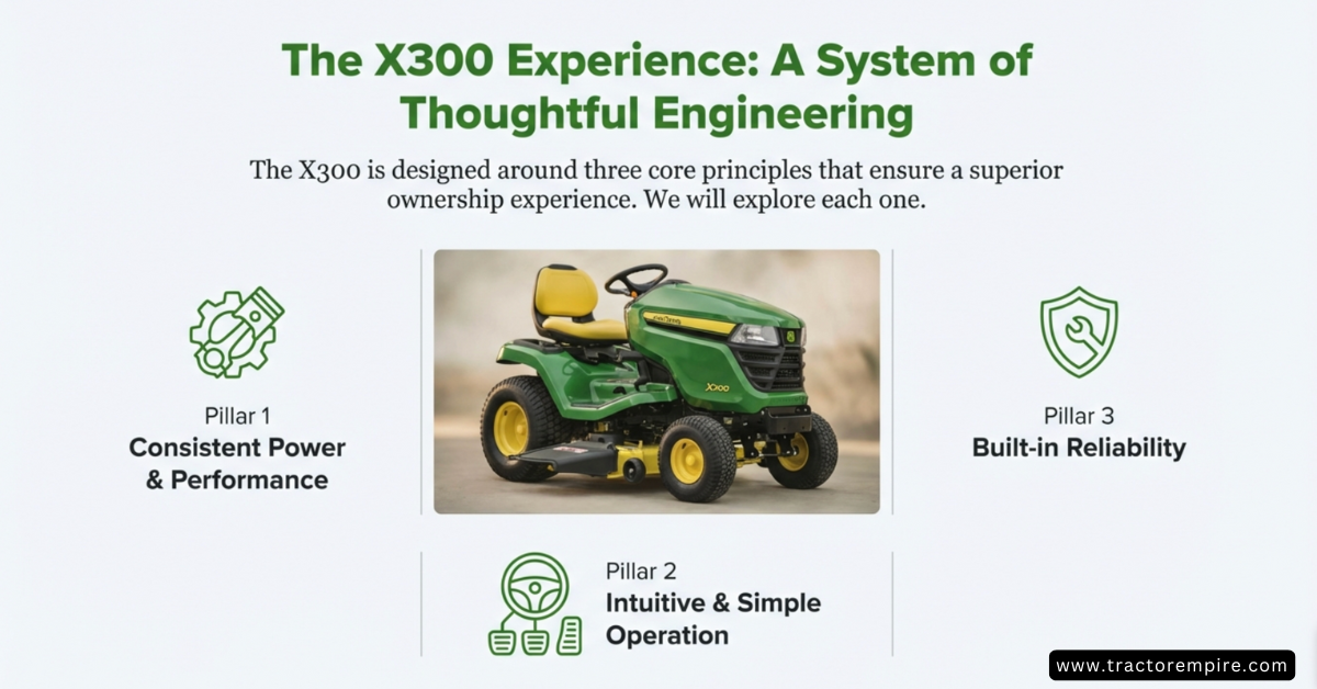 John Deere X300