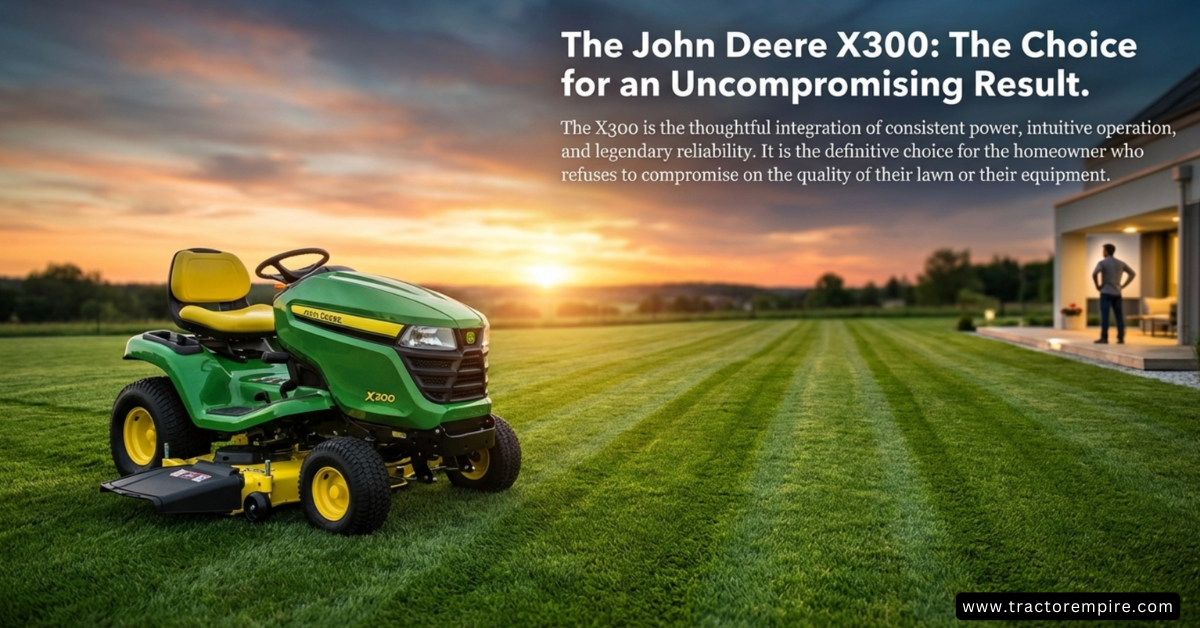 John Deere X300