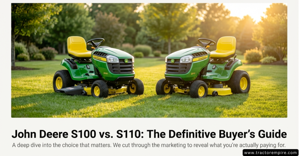 John Deere S100 vs S110