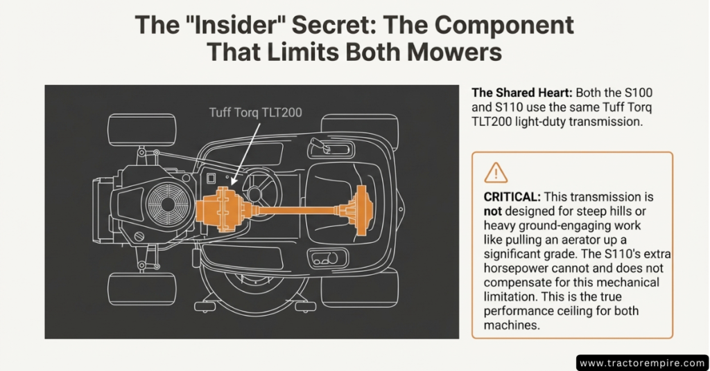 John Deere S100 vs S110 - Transmission